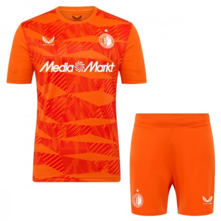 Feyenoord Rotterdam Keeper Barn Drakt 2025-26 Oransje Kortermet Feyenoord Rotterdam Keeper Barn Drakt 2025-26 Oransje Kortermet